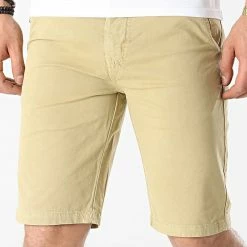 Bon marché 😀 Short Chino 5280 Beige de MTX 🧨
