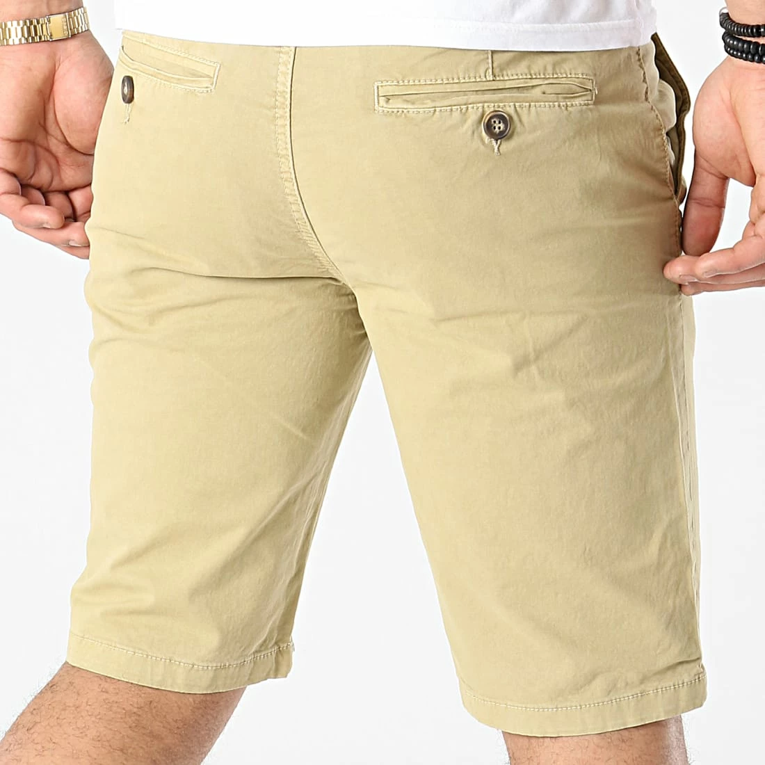 Bon marché 😀 Short Chino 5280 Beige de MTX 🧨 – Image 4