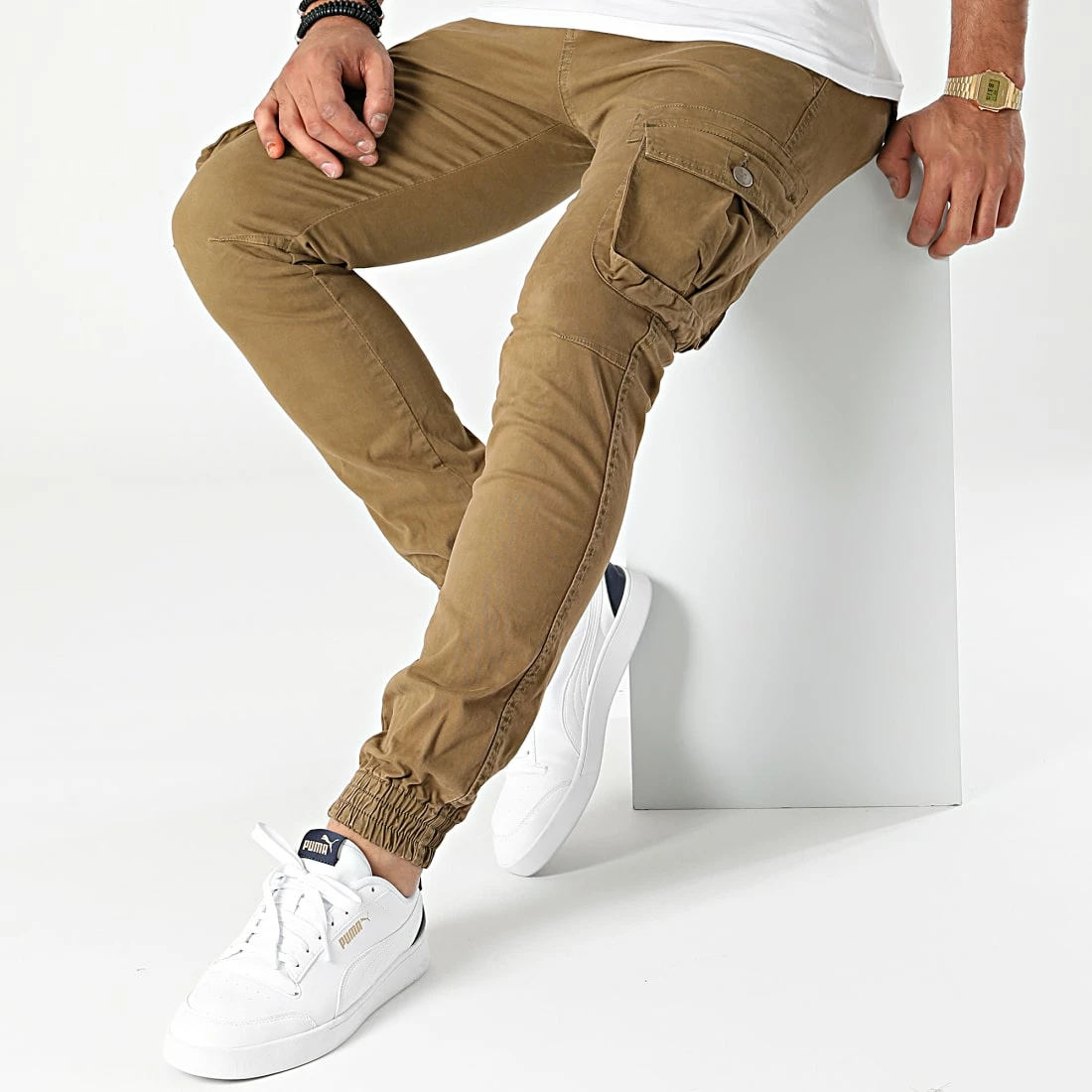 Le moins cher 💯 Jogger Pant TM3332 Camel de MTX 🎁 – Image 3