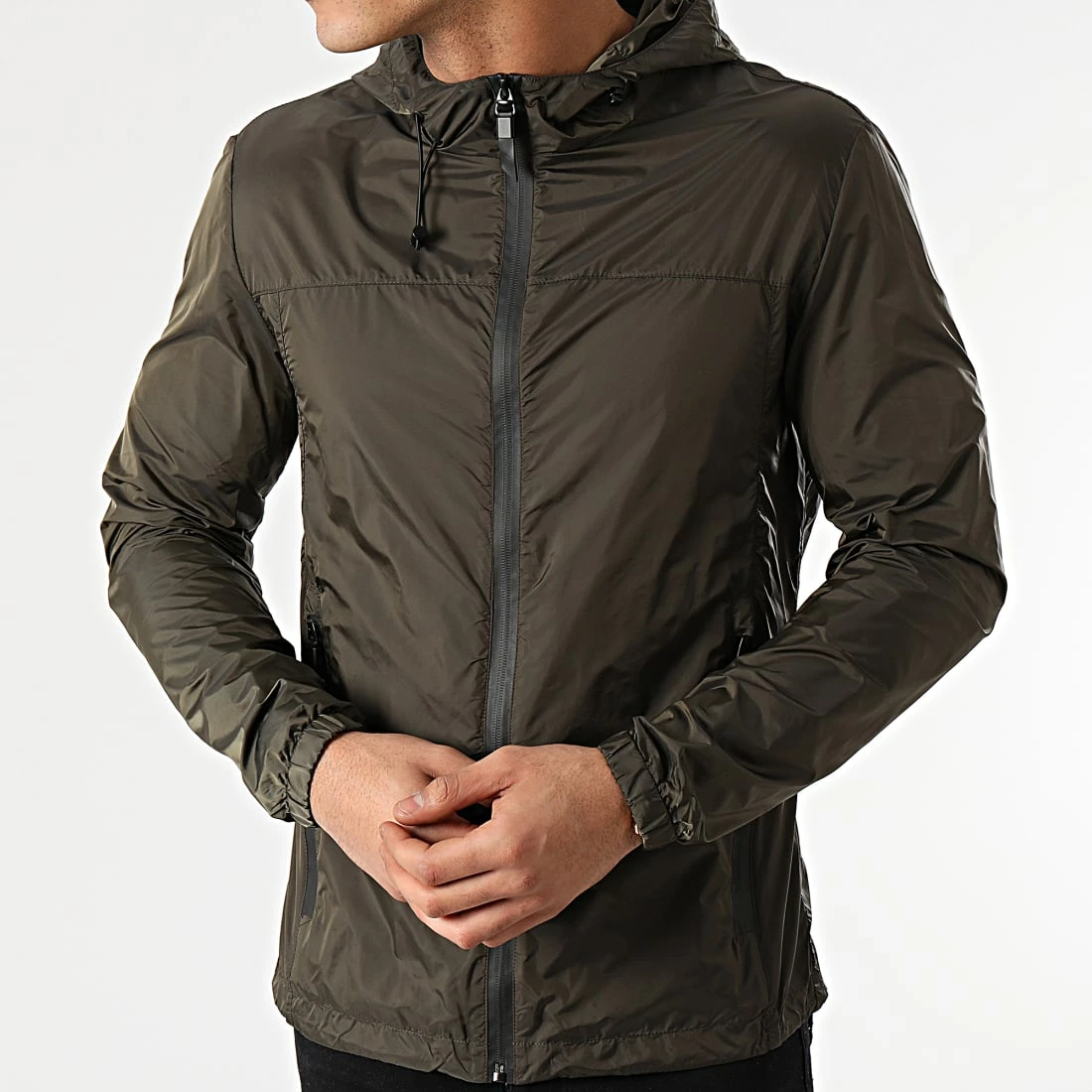 Bon marché 🤩 Coupe-Vent A Capuche 618 Vert Kaki de MTX ✔️ – Image 3