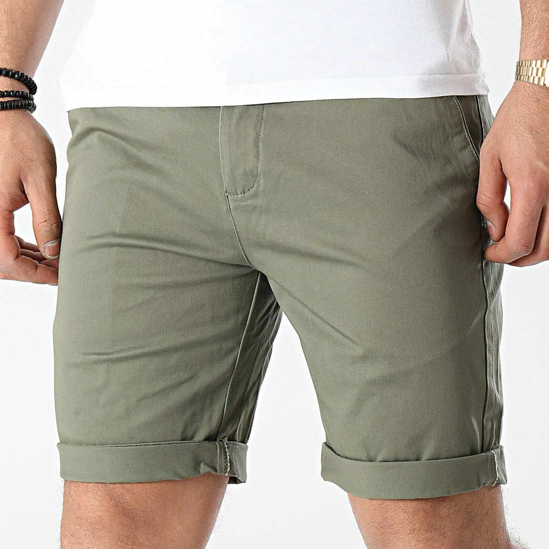 De gros 🤩 Short Chino K109 Vert Kaki de MTX 🧨