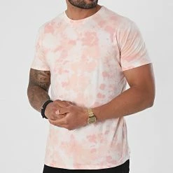 Grosses soldes ⌛ Tee 👚 Shirt Tie Dye TM0519 Rose Clair de MTX 👏