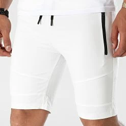 Vente flash 😍 Short Jogging FF200 Blanc de MTX 🌟