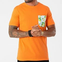 Sortie 💯 Tee 👕 Shirt Poche TM06743 Orange de MTX 👍