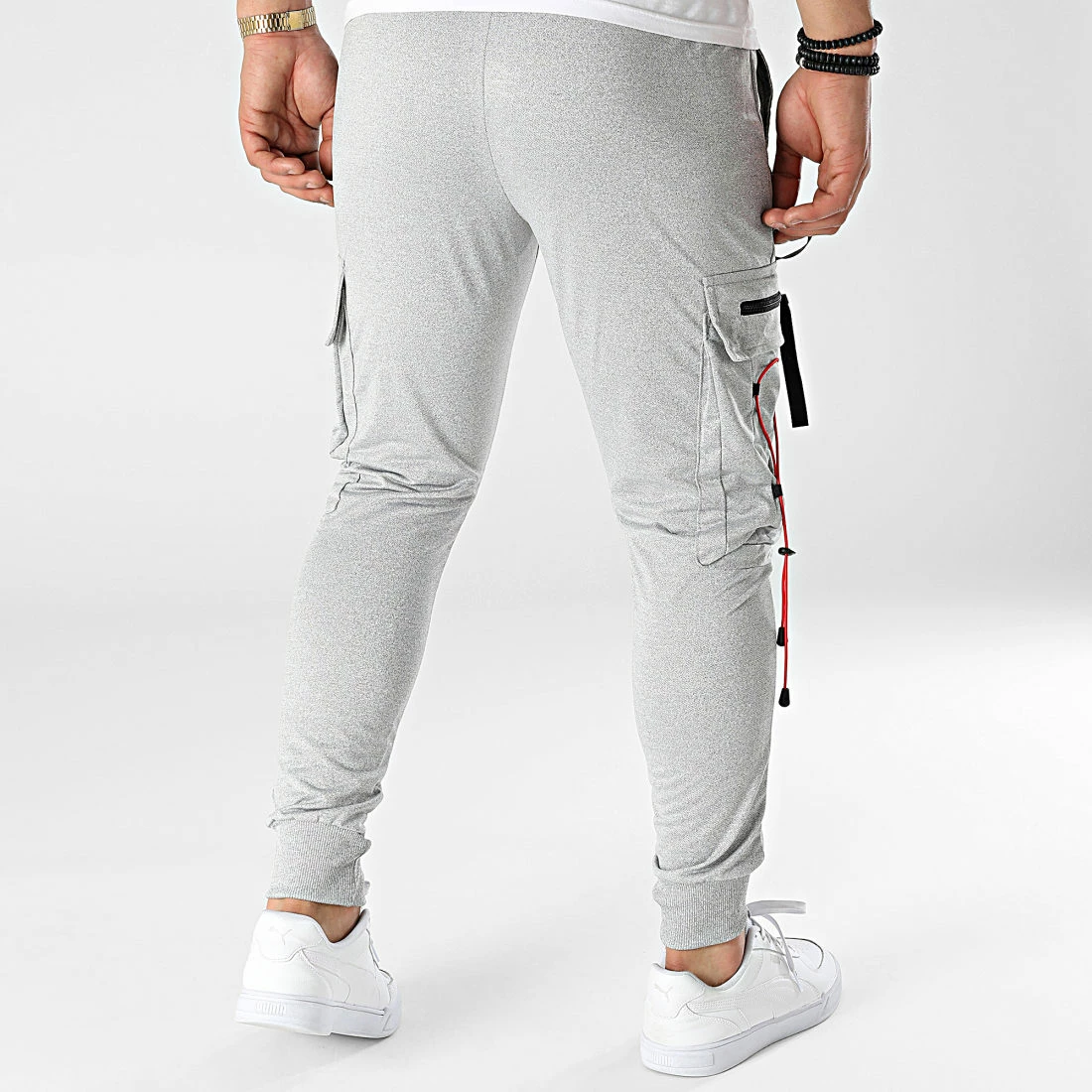 Bon marché 🎁 Pantalon Jogging ECX-8006 Gris Chiné de MTX 😀 – Image 4