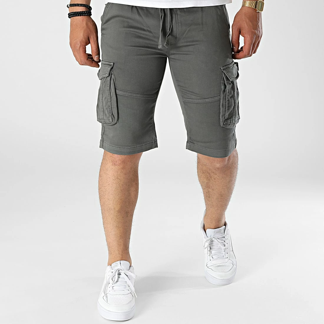 Meilleur prix 🌟 Short Cargo YX-7104 Gris Anthracite de MTX ⭐ – Image 3