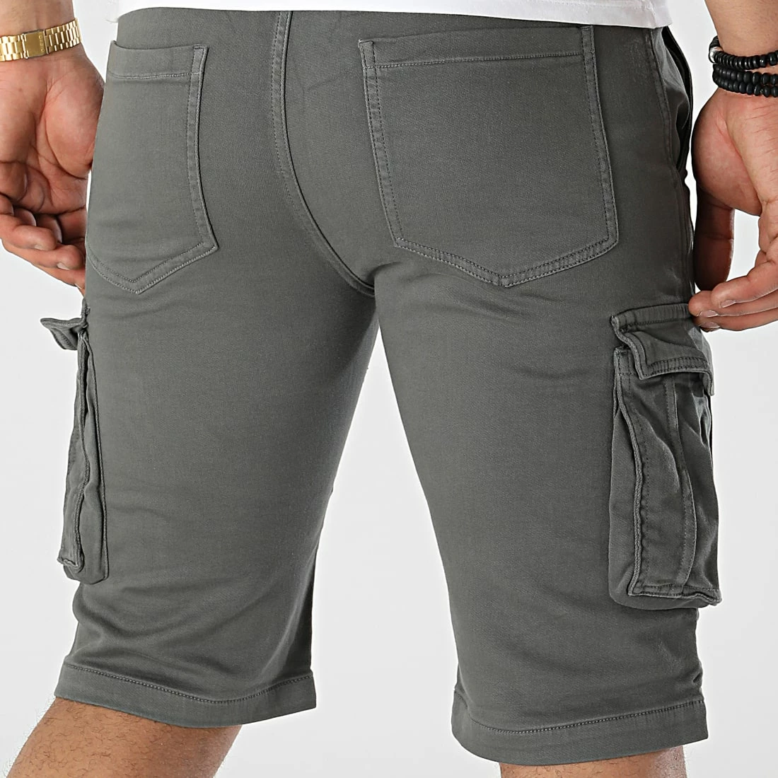 Meilleur prix 🌟 Short Cargo YX-7104 Gris Anthracite de MTX ⭐ – Image 4
