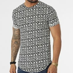 Vente flash 🥰 Tee 👕 Shirt Oversize C5804 Blanc de MTX 🔥