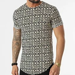 Grosses soldes 😍 Tee 👕 Shirt Oversize C5804 Beige de MTX ❤️