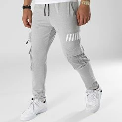 Sortie 🔥 Pantalon Jogging ECX-8007 Gris Chiné de MTX ✨
