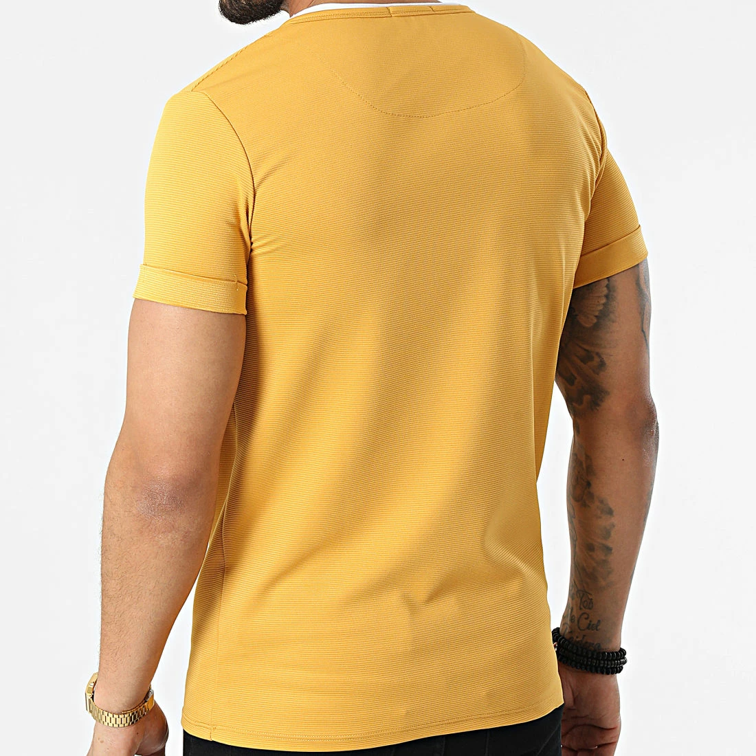 Tout neuf 🧨 Tee 👕 Shirt C5132 Jaune de MTX ⌛ – Image 4