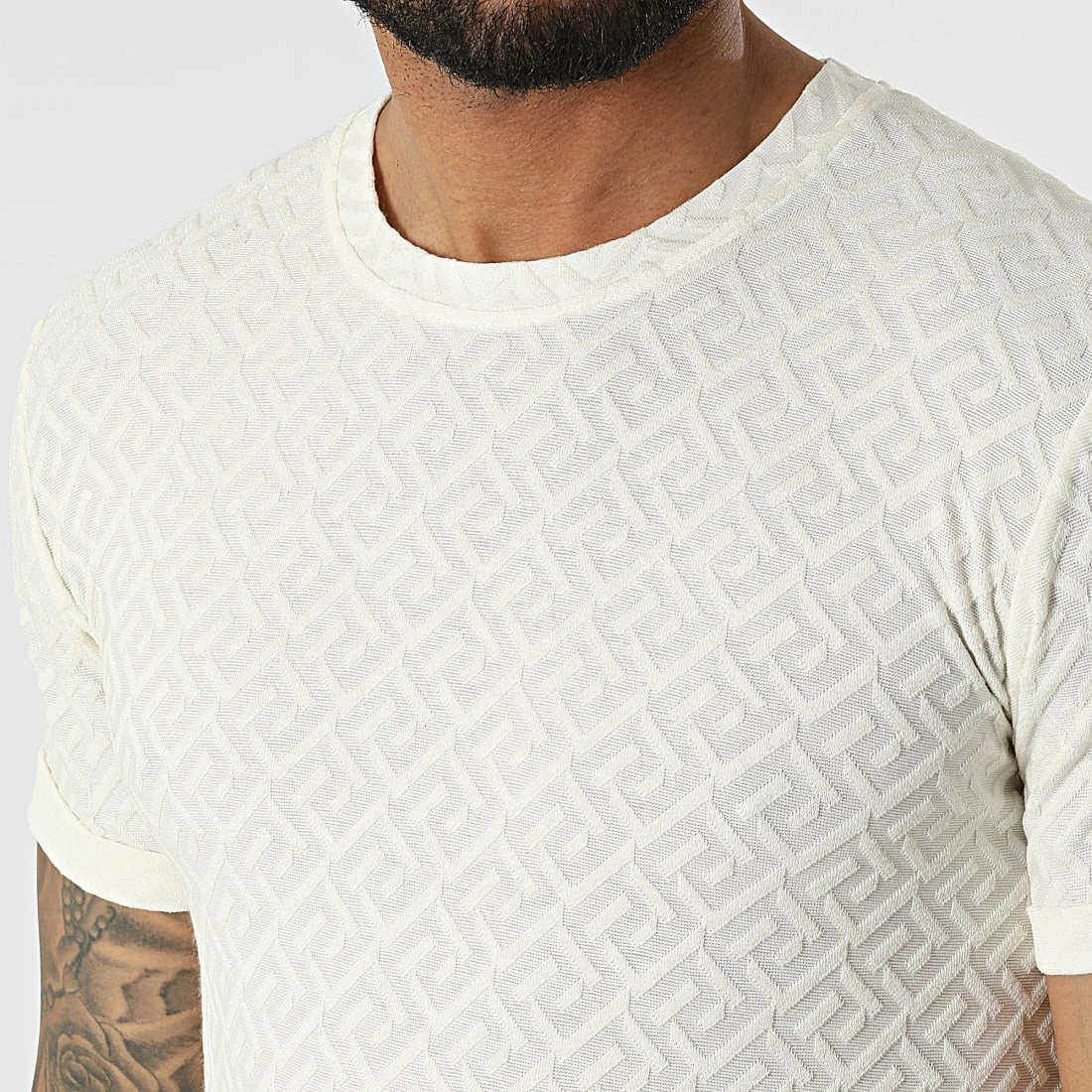 Meilleure vente ⭐ Tee 👕 Shirt Oversize 6485 Blanc de MTX 🌟 – Image 2