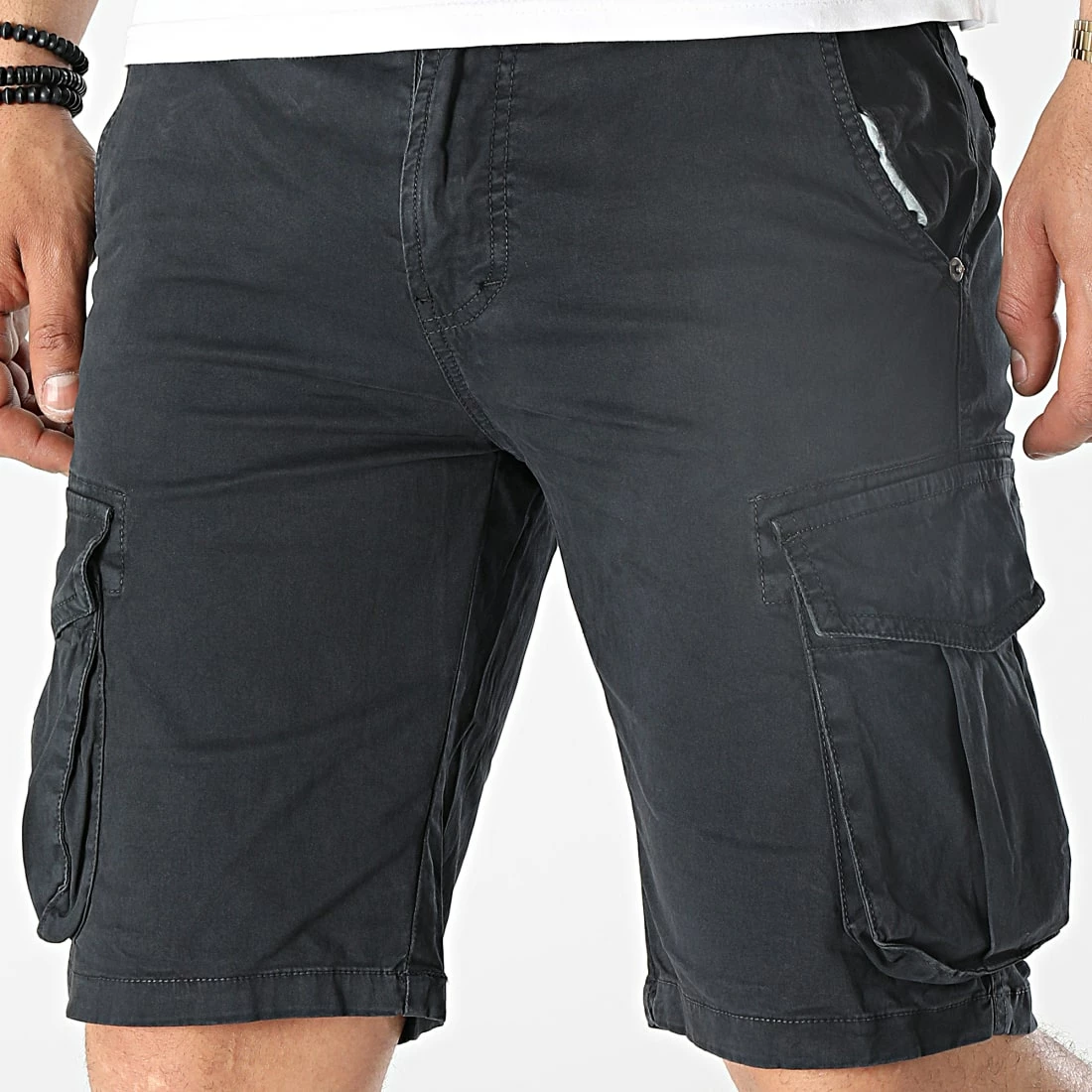 Acheter 👍 Short Cargo W-7202 Bleu Foncé de MTX 😍