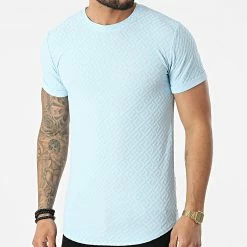 Meilleur prix 🎉 Tee 👕 Shirt Oversize 6485 Bleu Clair de MTX ✨