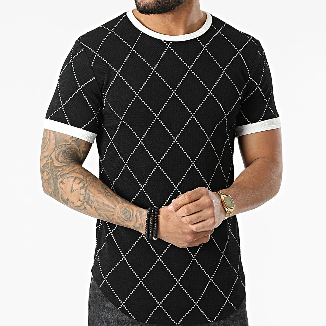 Grosses soldes ⭐ Tee 👕 Shirt Oversize C5171 Noir de MTX 😍 – Image 3