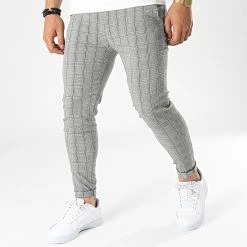 Offres 💯 Pantalon A Carreaux K755 Gris de MTX 👏