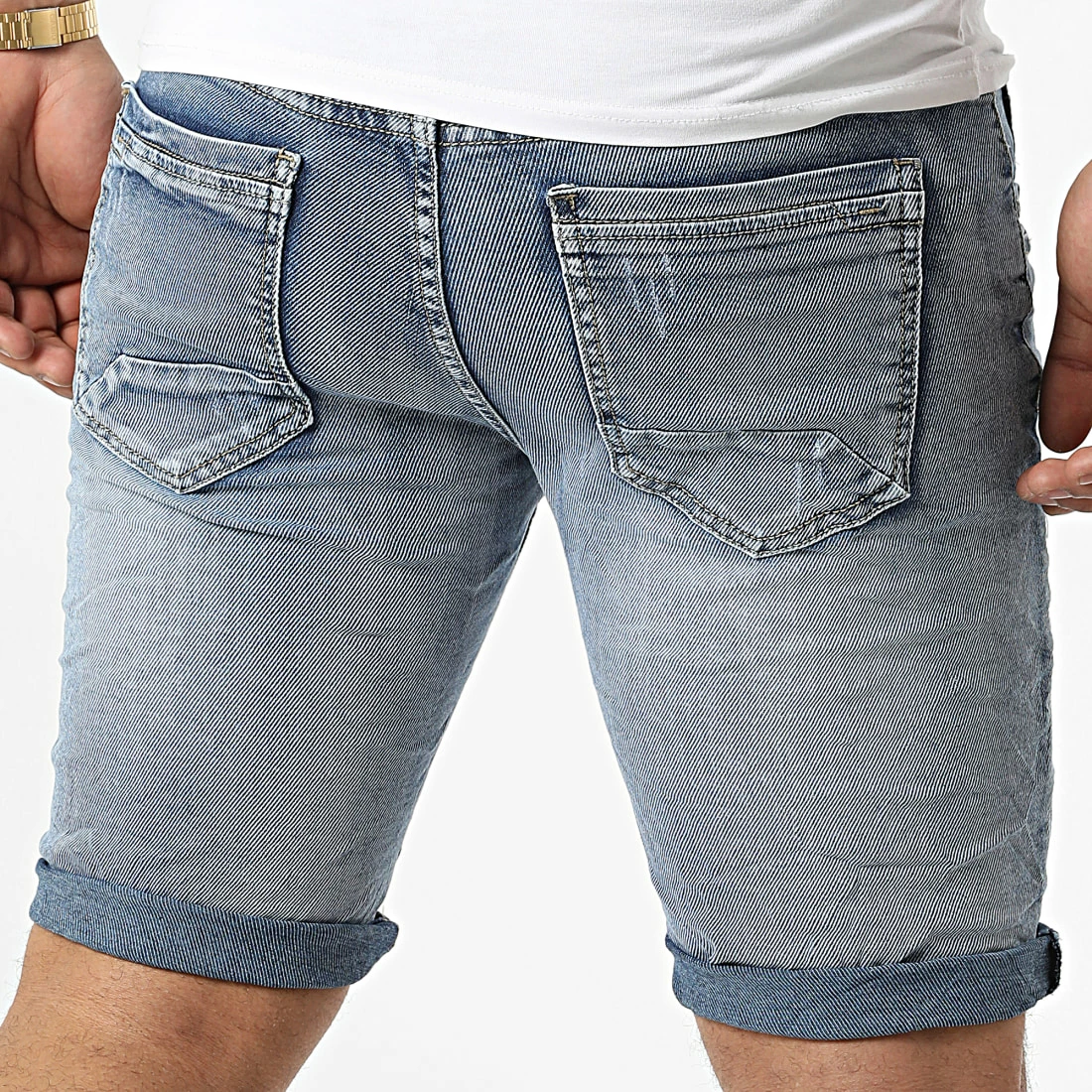 Offres 🎉 Short Jean YB693 Bleu Denim de MTX 🥰 – Image 4