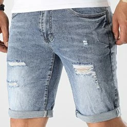 Bon marché 🧨 Short Jean 332 Bleu Denim de MTX 🥰