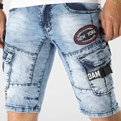 Coupon ✔️ Short Jean 9663 Bleu Denim de MTX 🌟