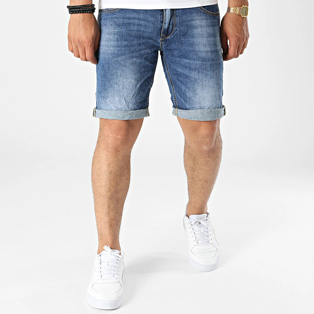 Meilleure vente 🔥 Short Jean YG-1127 Bleu Denim de MTX 🎁 – Image 3