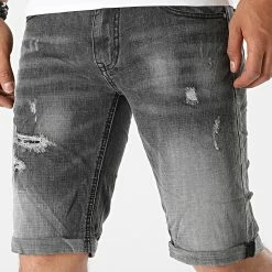 Top 10 👍 Short Jean YX-1157 Gris Anthracite de MTX 🔔