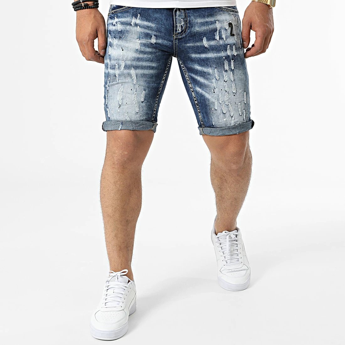 De gros 😍 Short Jean BC1029 Bleu Denim de MTX 😀 – Image 3