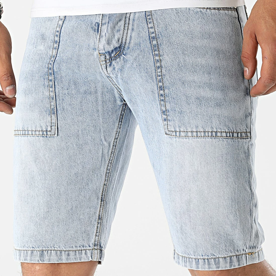 Acheter 🎁 Short Jean MF019 Bleu Wash de MTX 😉