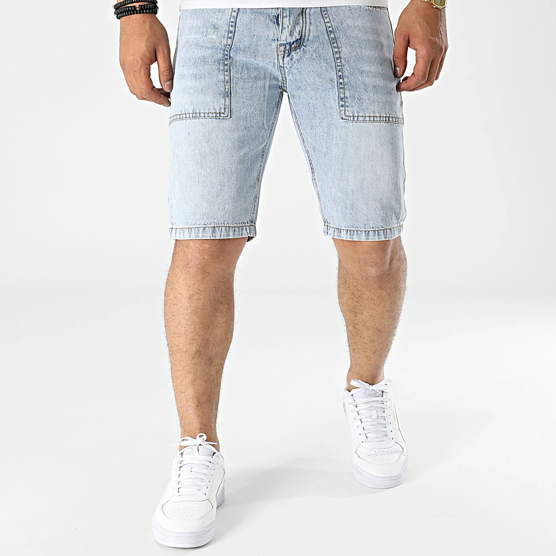 Acheter 🎁 Short Jean MF019 Bleu Wash de MTX 😉 – Image 3