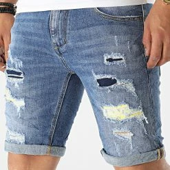 Tout neuf ⌛ Short Jean YG-2305 Bleu Denim de MTX 💯