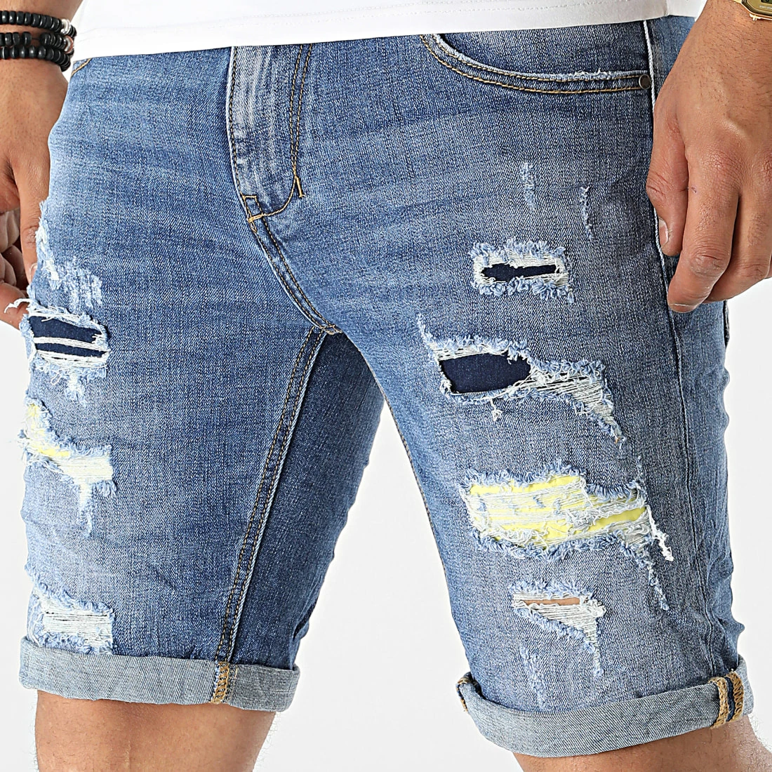 Tout neuf ⌛ Short Jean YG-2305 Bleu Denim de MTX 💯