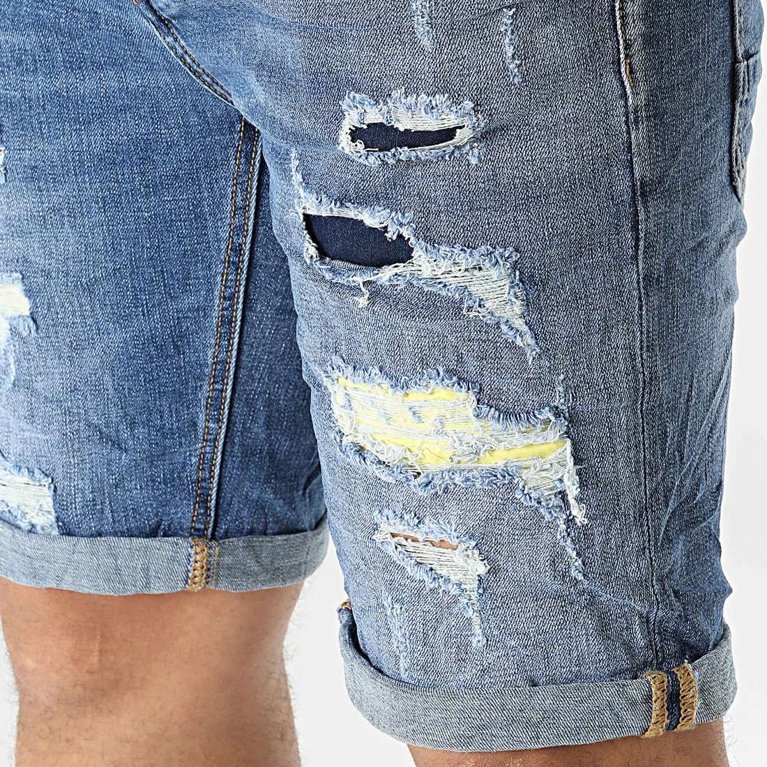 Tout neuf ⌛ Short Jean YG-2305 Bleu Denim de MTX 💯 – Image 2