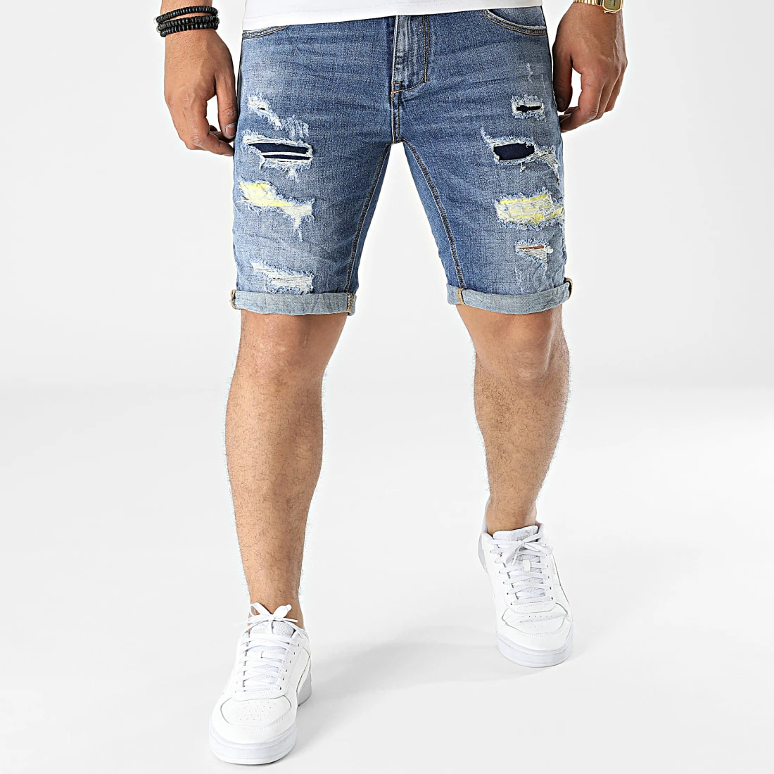 Tout neuf ⌛ Short Jean YG-2305 Bleu Denim de MTX 💯 – Image 3