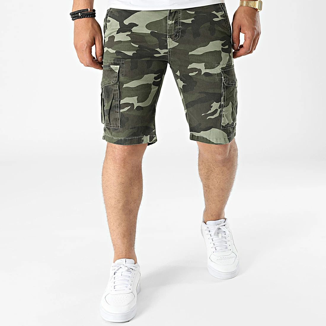 Nouveau 😀 Short Cargo 1569 Vert Kaki Camouflage de MTX 🥰 – Image 3
