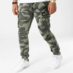 Coupon ❤️ Pantalon Cargo 2207 Vert Kaki Camouflage de MTX 😉