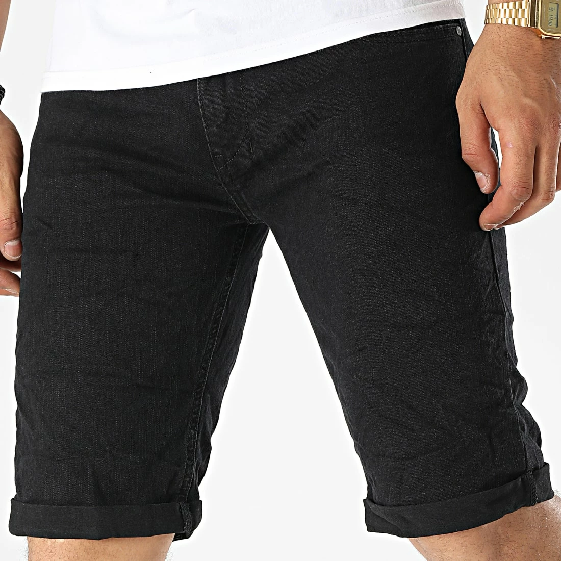 Coupon ✔️ Short Jean YG-1166 Noir de MTX 🛒