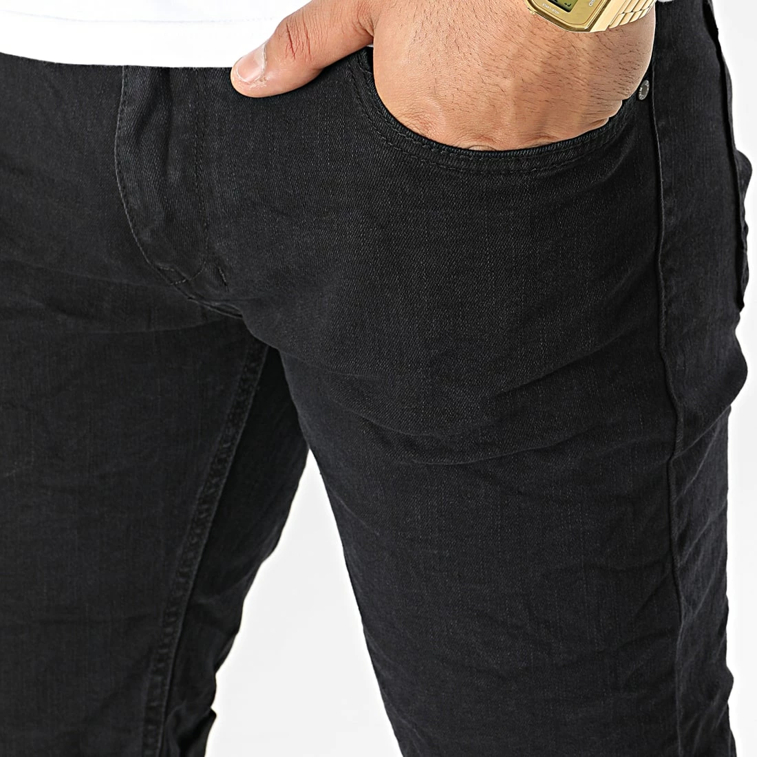 Coupon ✔️ Short Jean YG-1166 Noir de MTX 🛒 – Image 2