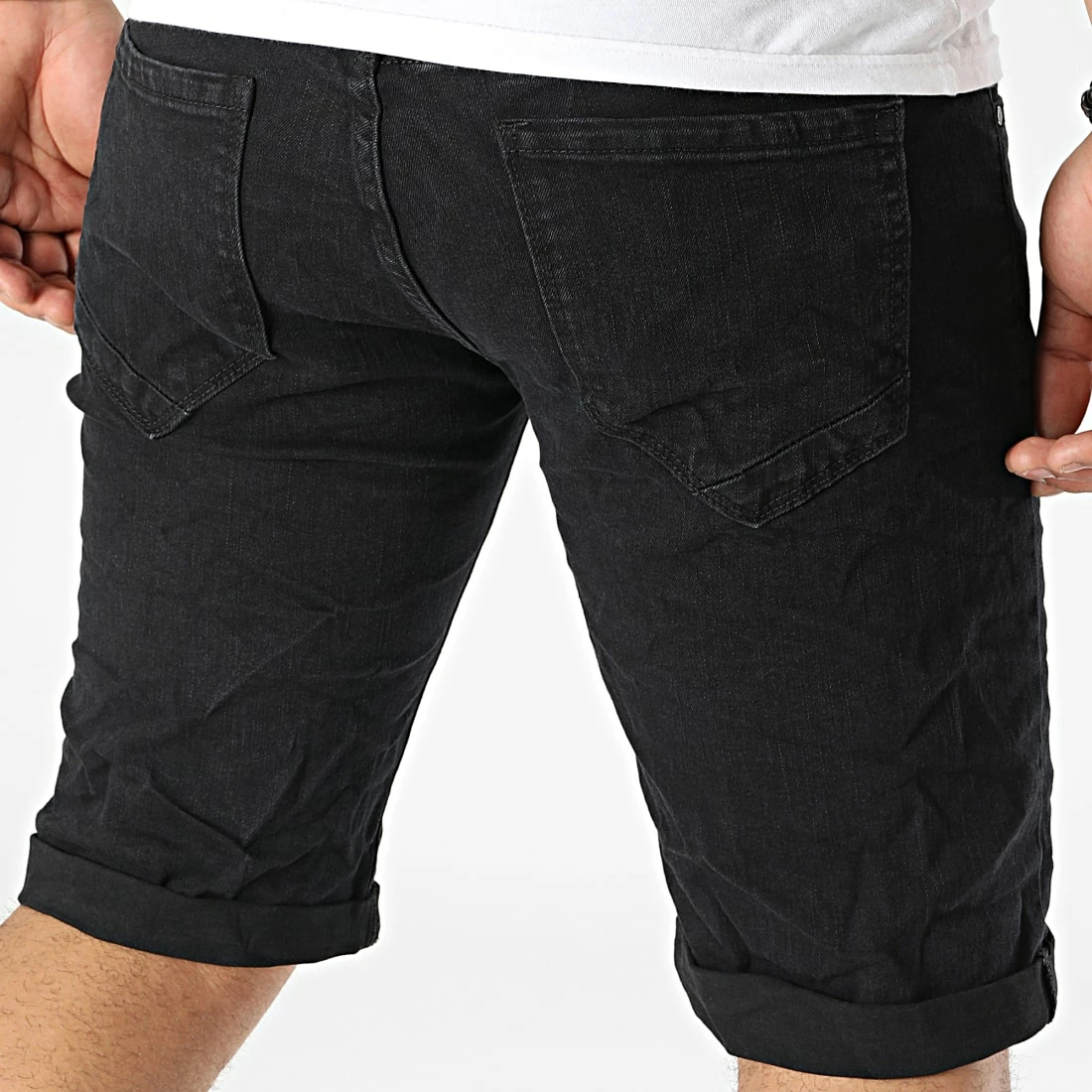 Coupon ✔️ Short Jean YG-1166 Noir de MTX 🛒 – Image 4