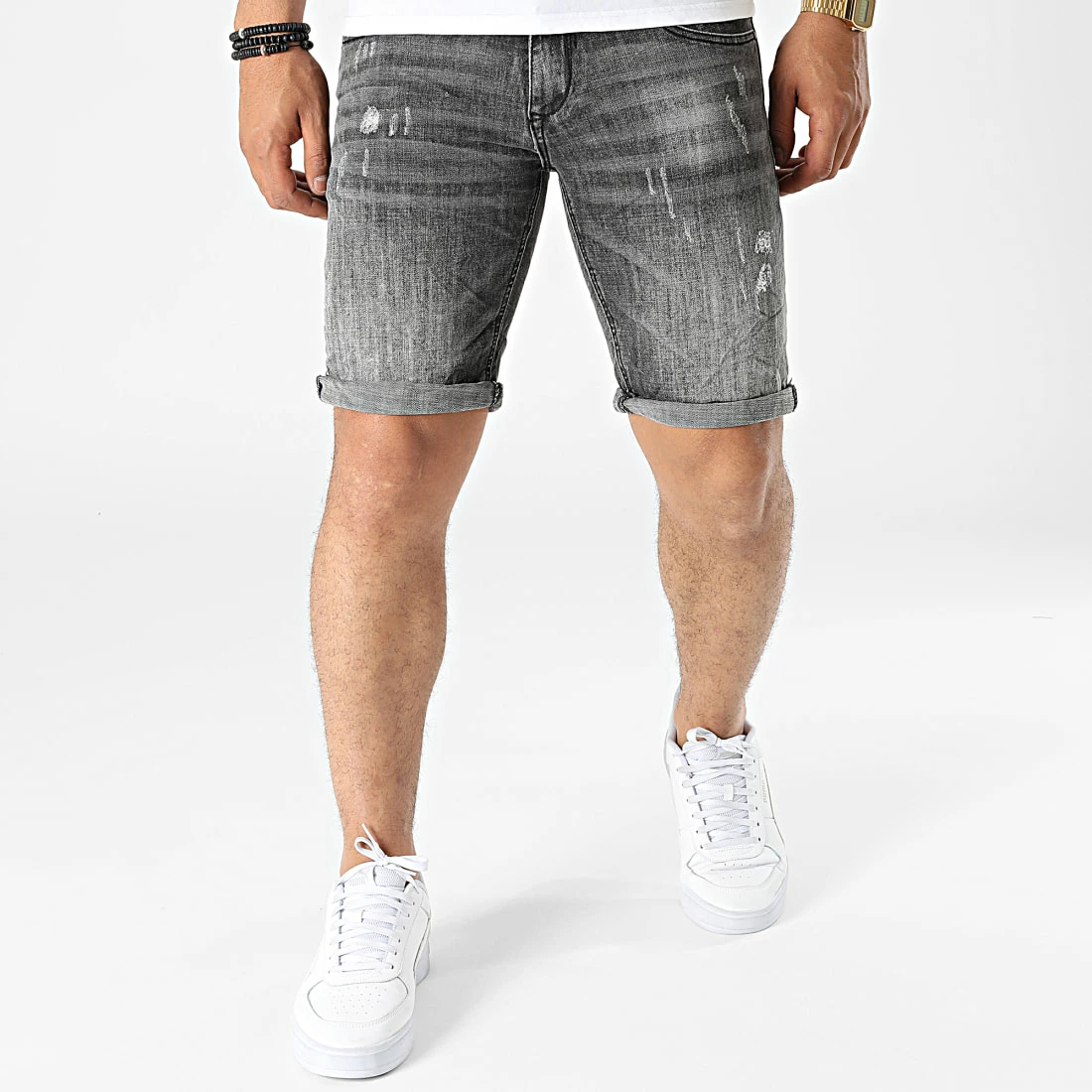 Tout neuf đ„° Short Jean YG-1159 Gris Anthracite de MTX â â Image 3