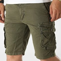 Le moins cher 💯 Short Cargo MTX2211 Vert Kaki 😉