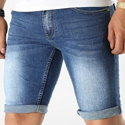 Sortie 🎁 Short Jean YG687 Bleu Denim de MTX 🎁