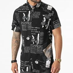 Top 10 😍 Chemise Manches Courtes DX2378 Noir de MTX 🎉