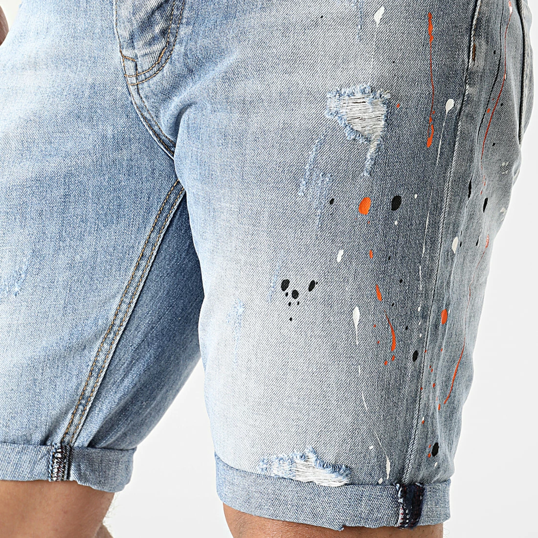 Remise ⌛ Short Jean 020 Bleu Wash de MTX 😀 – Image 2