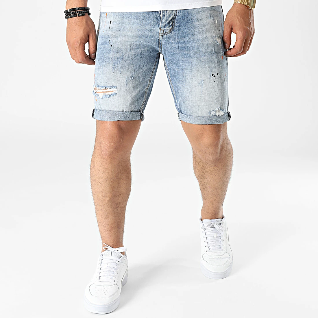 Remise ⌛ Short Jean 020 Bleu Wash de MTX 😀 – Image 3