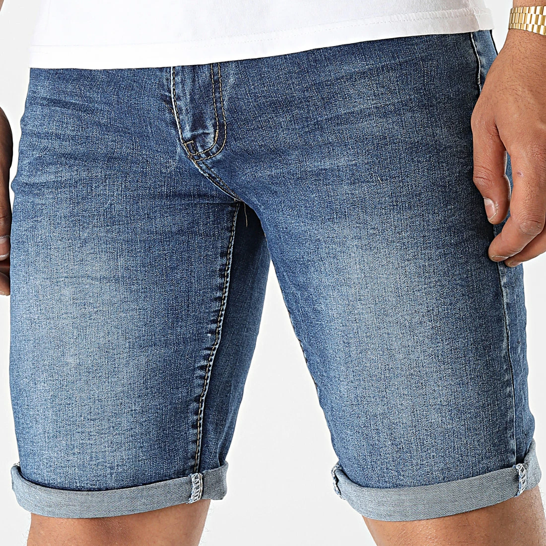 Meilleur prix 💯 Short Jean ZNJ334 Bleu Denim de MTX 😀