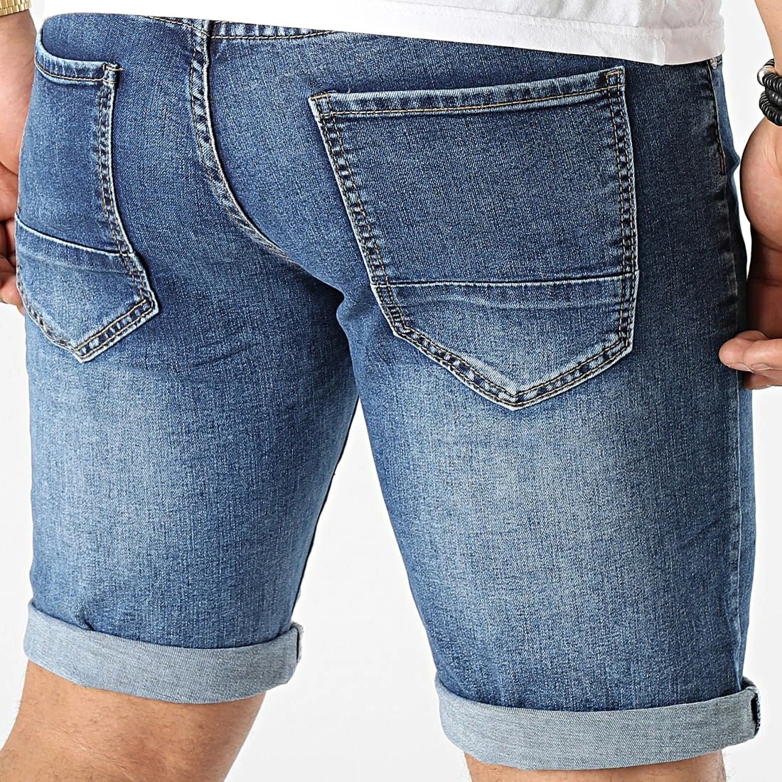 Meilleur prix 💯 Short Jean ZNJ334 Bleu Denim de MTX 😀 – Image 4
