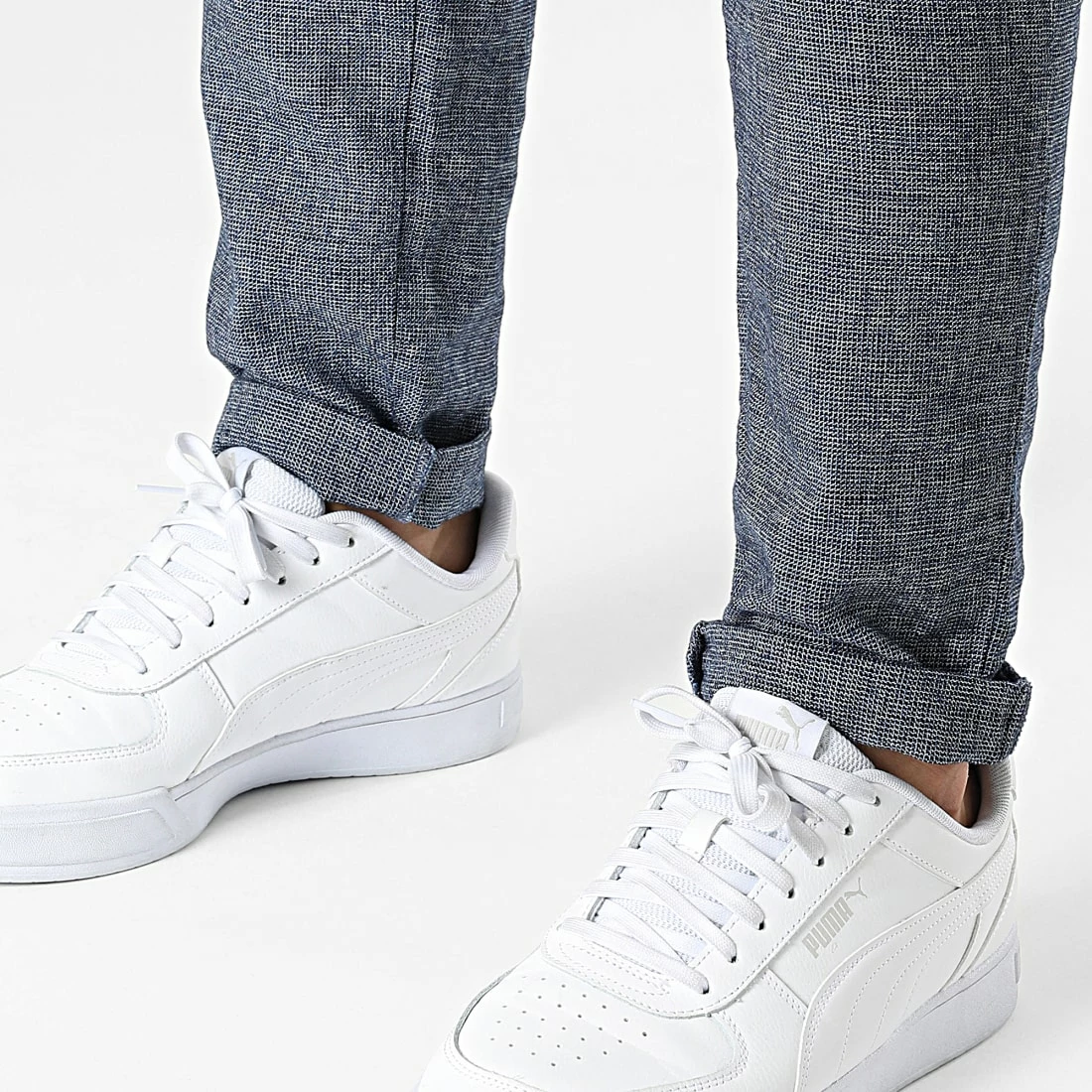 Budget 💯 Pantalon Chino AT6019 Bleu Marine Chiné de MTX 🧨 – Image 2