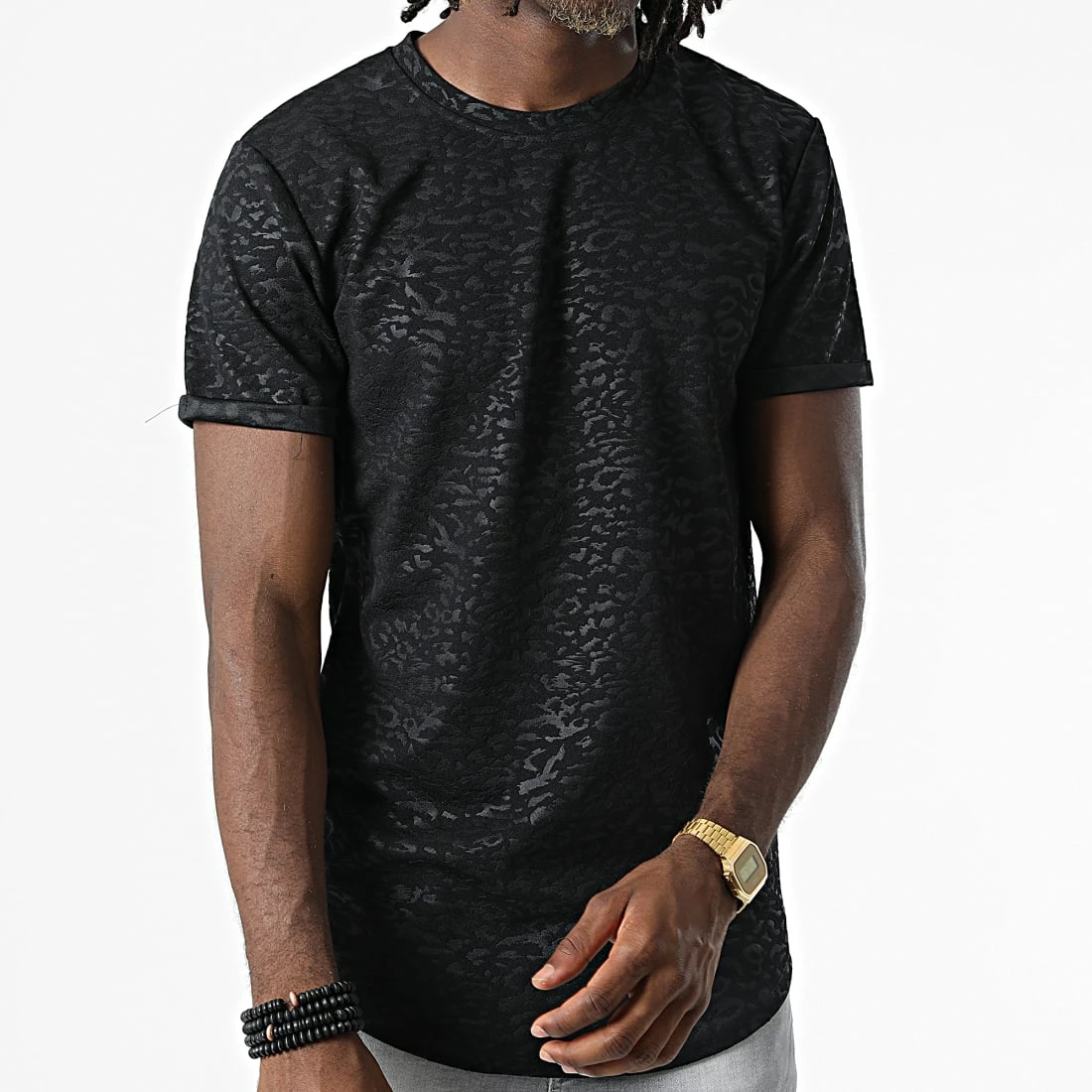 Meilleure affaire 👍 Tee 👚 Shirt Oversize 6407 Noir de MTX 🧨