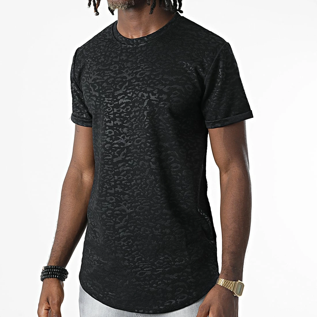 Meilleure affaire 👍 Tee 👚 Shirt Oversize 6407 Noir de MTX 🧨 – Image 3