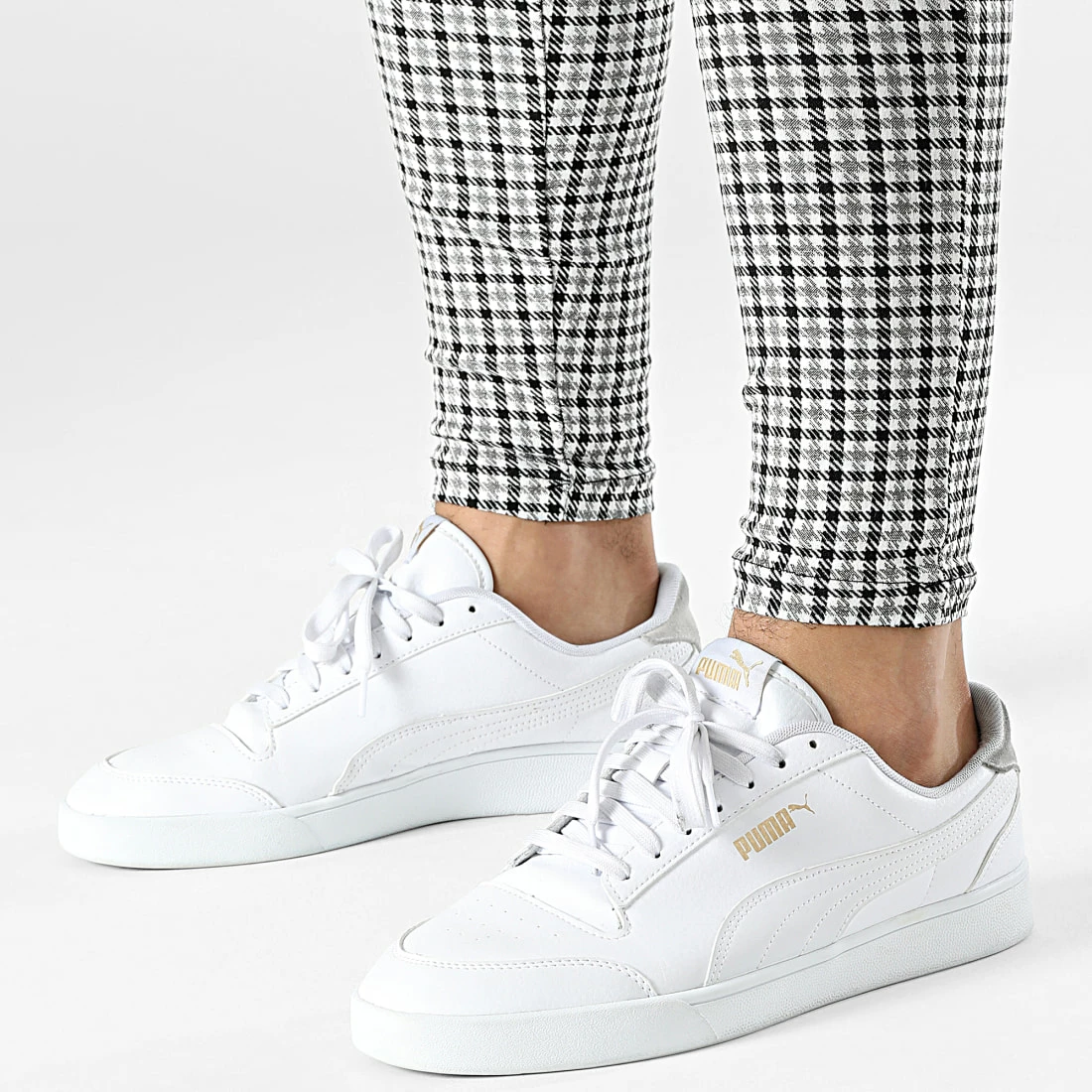 Remise ✔️ Pantalon A Carreaux K755 Noir Blanc Gris de MTX 🎉 – Image 2