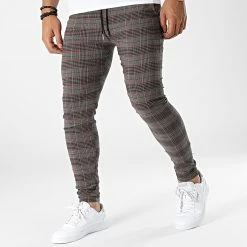 Meilleure vente 🔔 Pantalon A Carreaux K755 Marron de MTX 🎉